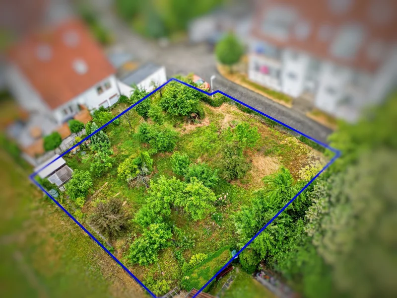 Aussenansicht - Grundstück kaufen in Waiblingen - Toplage: Rund 529 m²   in begehrter Lage von Waiblingen - Hohenacker