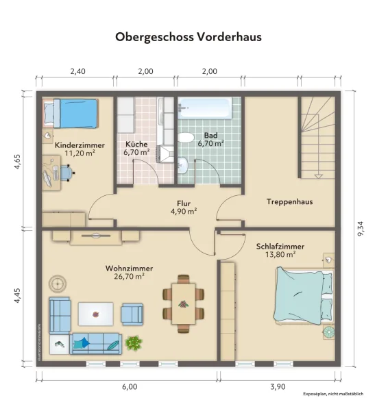 Obergeschoss Vorderhaus