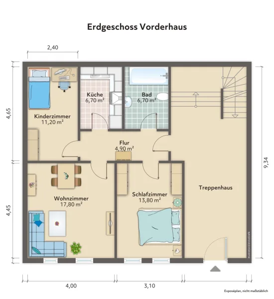 Erdgeschoss Vorderhaus