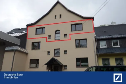 Rückseite - Wohnung kaufen in Grünhain-Beierfeld - Große ca. 100m² - 4-Raumwohnung im Grünen - Provisionsfrei!!!