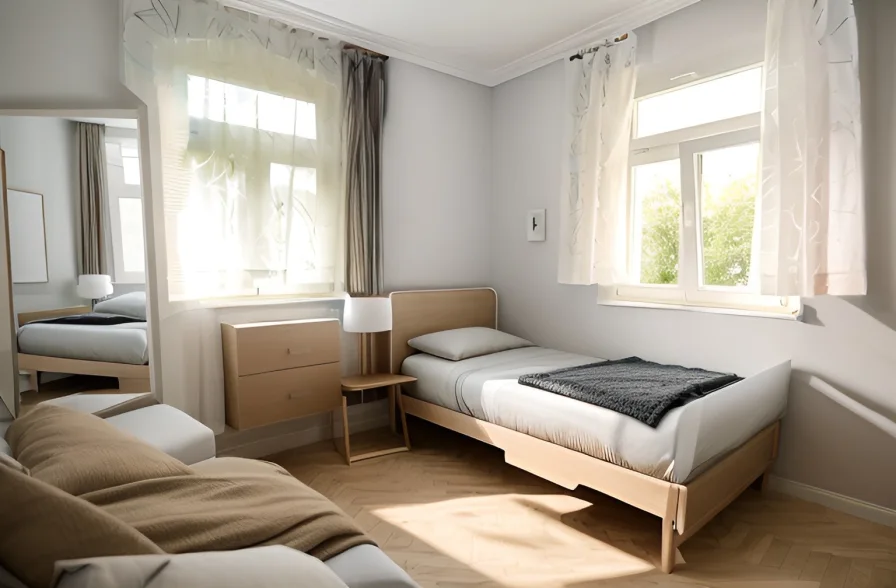 Schlafzimmer OG Homestaging