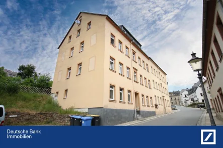 Hausansicht - Wohnung mieten in Zschopau - Singles aufgepasst, perfektes Apartment mit Wohlfühlatmosphäre!