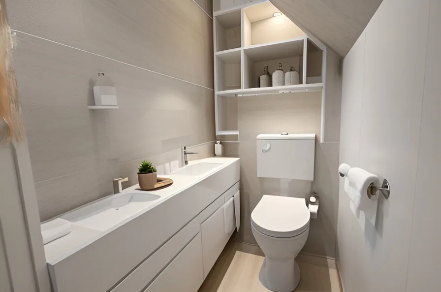 Gäste-WC Homestaging