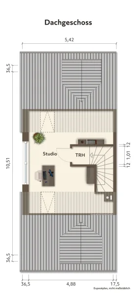 Grundriss Dachgeschoss