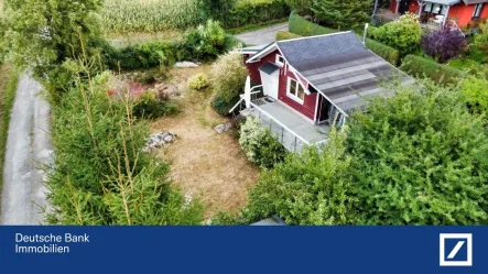 Grundstücksansicht - Grundstück kaufen in Annaberg-Buchholz - Charmantes Gartengrundstück mit Bungalow in ruhiger Lage