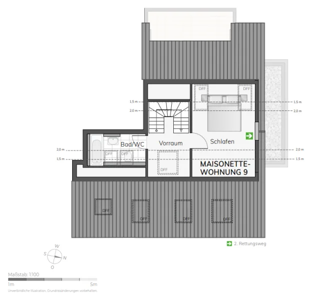 Grundriss 2. Dachgeschoss