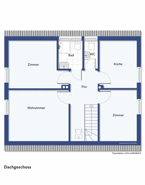 Grundriss Wohnung OG