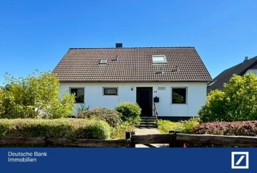 Ansicht - Haus kaufen in Walsrode - Einfamilienhaus mit großem Wintergarten und idyllischem Grundstück in ruhiger Lage 