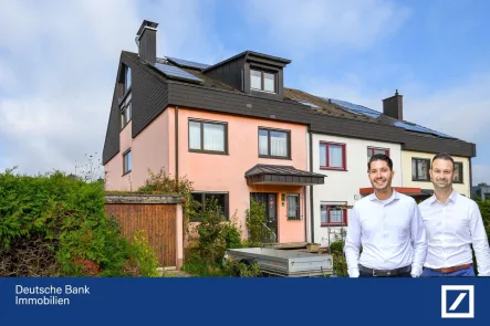 Außenansicht - Haus kaufen in Schallstadt - Großzügiges Reihenendhaus mit Wintergarten in Schallstadt