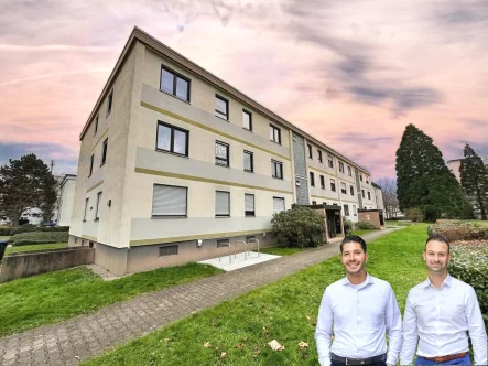 Außenansicht - Wohnung kaufen in Denzlingen - Helle 2-Zimmer-Wohnung mit großem Balkon und tollem Ausblick in ruhiger Lage von Denzlingen