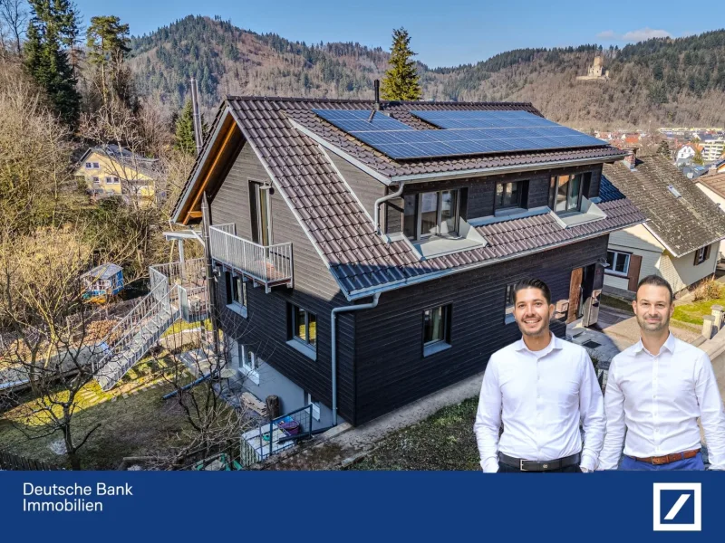 Außenansicht - Haus kaufen in Waldkirch - Modernes, ökologisch saniertes Einfamilienhaus mit vielseitiger Nutzungsmöglichkeit