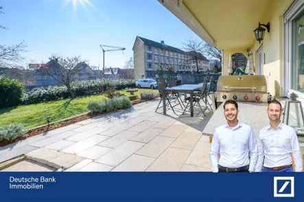 Terrasse - Wohnung kaufen in Lahr - 4-Zimmer-Erdgeschosswohnung mit Einliegerwohnung in Lahr