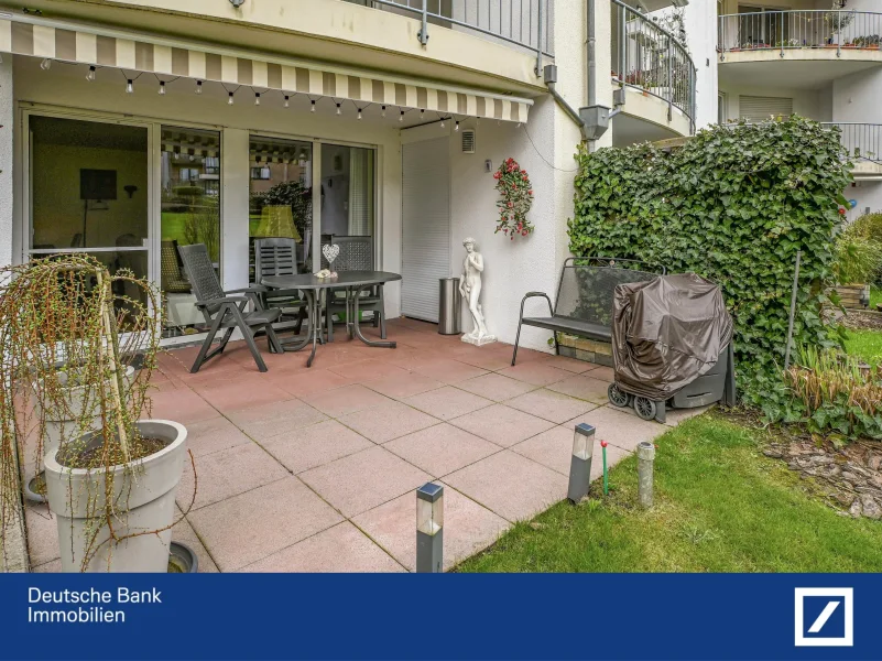 Terrasse - Wohnung kaufen in Bielefeld - Ihre Traumwohnung mit eigenem Garten und Terrasse! 