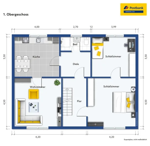 Grundriss 1. Obergeschoss