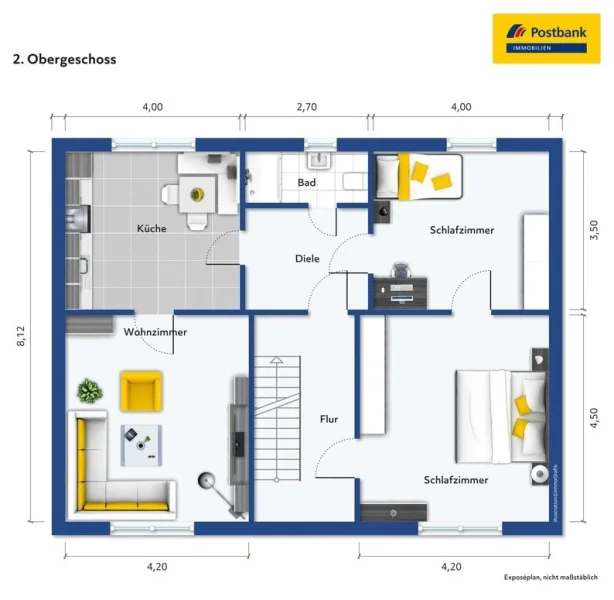 Grundriss 2. Obergeschoss