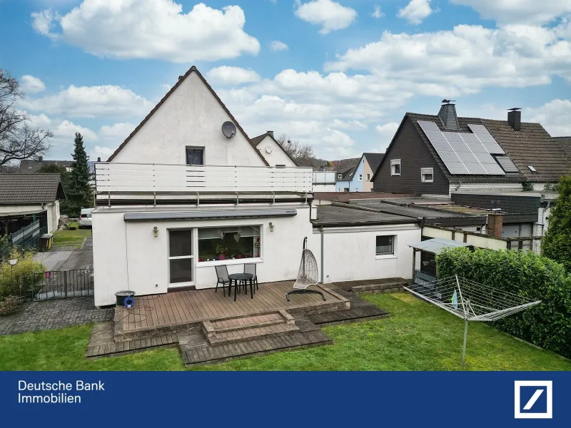 Süd-Ansicht - Haus kaufen in Dortmund - Einfamilienhaus – außergewöhnliches Objekt!