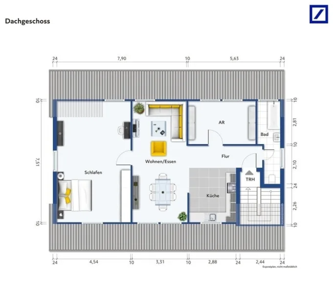 Grundriss Dachgeschoss