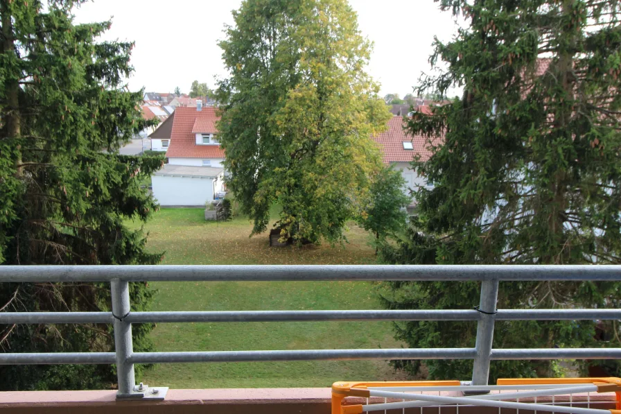 Aussicht vom Balkon