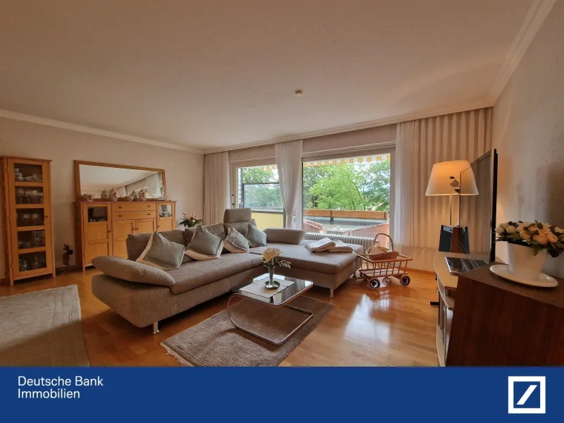 Wohnbereich - Wohnung kaufen in Aschaffenburg - Super geschnittene 4 Zimmer Wohnung für die ganze Familie oder den Remote Worker!