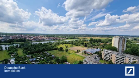 Ausblick - Wohnung kaufen in Mainaschaff - Ihr neues Zuhause über den Wolken: 3-Zimmer-Wohnung in Mainaschaff