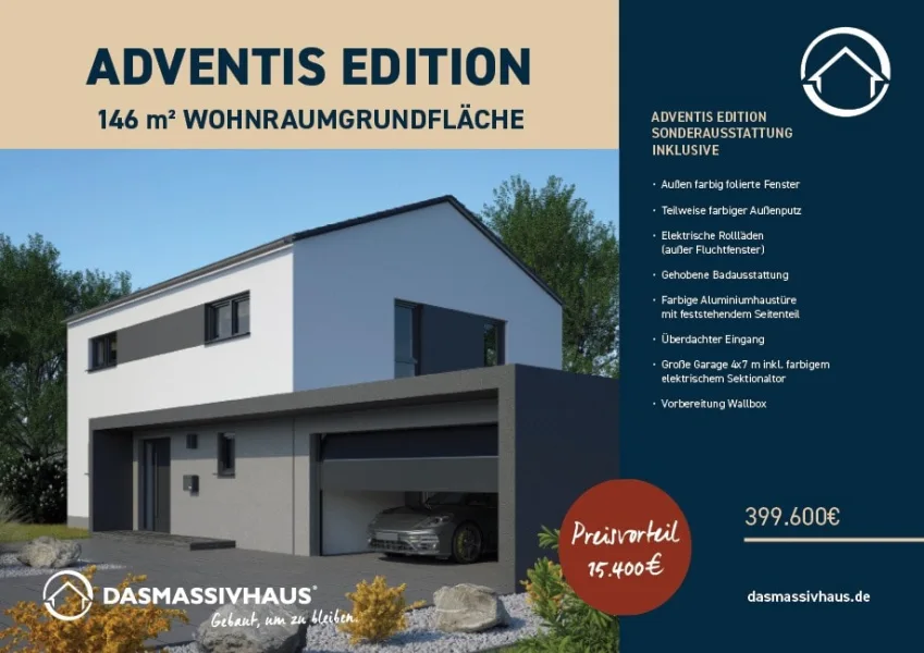  - Haus kaufen in Welschbillig - Das Massivhaus! Sonderedition! Traumhaft schön, modernste Technik, individuelle Planung