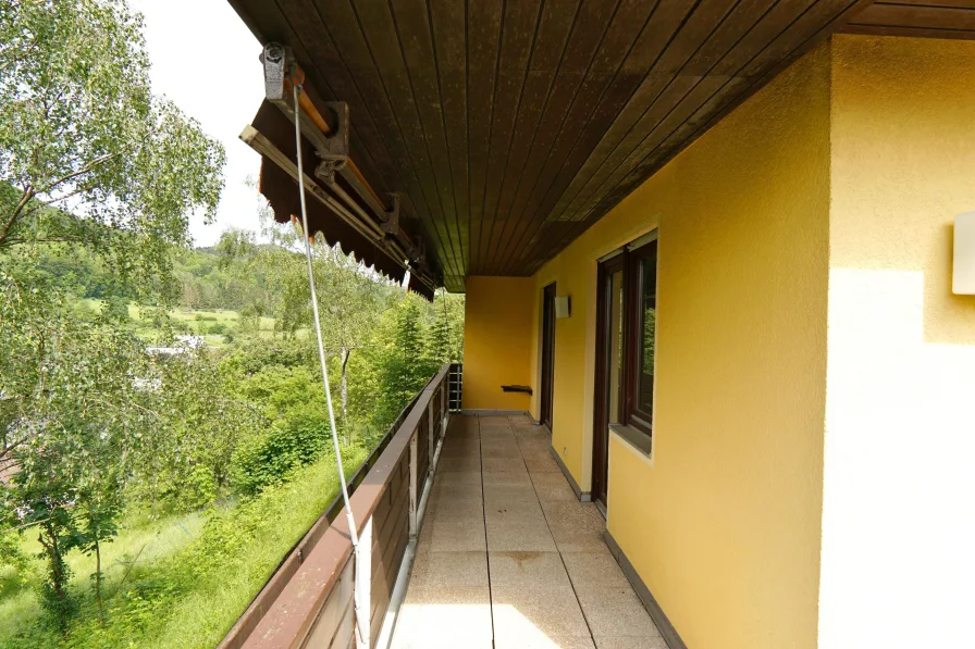 Balkon mit herrlichem Ausblick