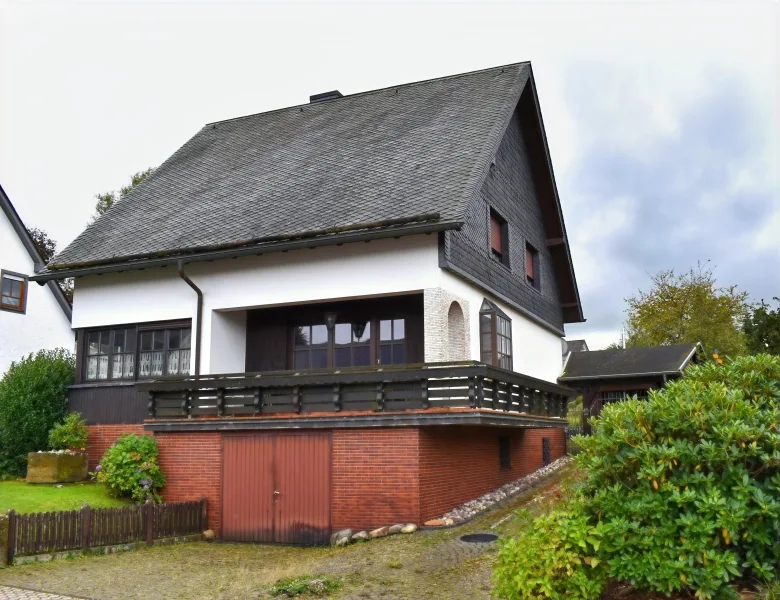 Giebeseite Haus