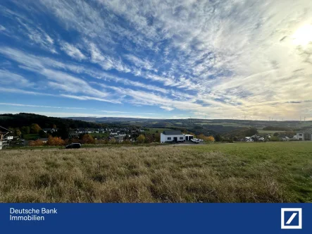 Panorama - Grundstück kaufen in Horath - Lukratives Baugrundstück für EFH oder ZFH im Neubaugebiet in Honrath zu Verkaufen 