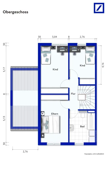 Grundriss Obergeschoss