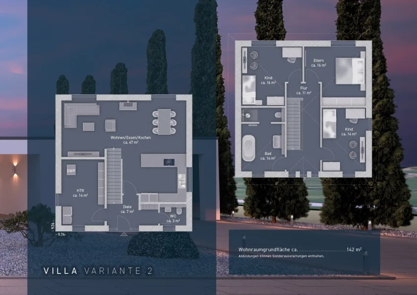 Villa V2 - 142 m²