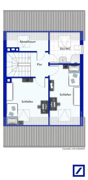 Exposeplan-Dachgeschoss