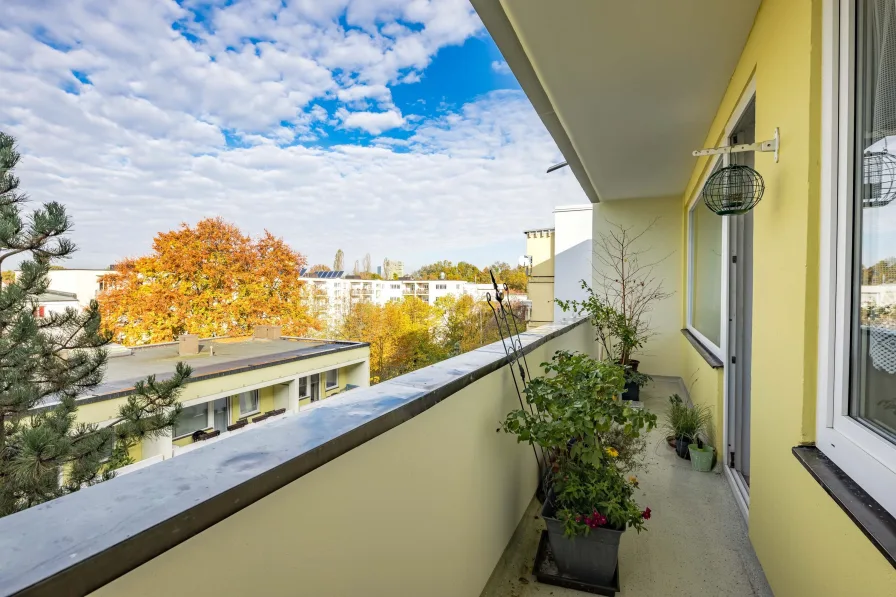 Ausblick Balkon Westen