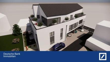 Seitenansicht - Wohnung kaufen in Neuwied - Moderner Schick in citynaher und dennoch ruhiger Lage!