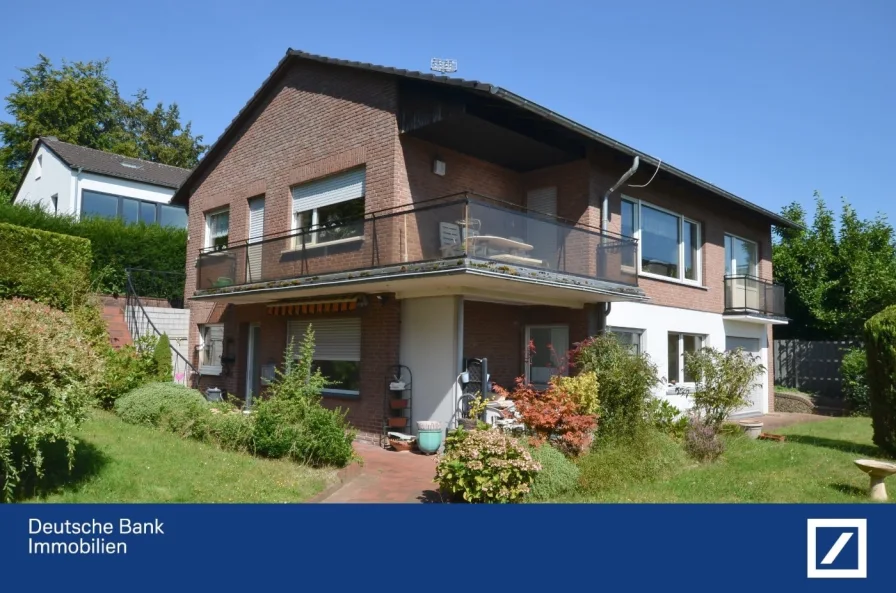 Gartenansicht - Haus kaufen in Kleve - Familien aufgepasst! Ein- bzw. Zweifamilienhaus in einer Top Lage von Kleve sucht neue Besitzer