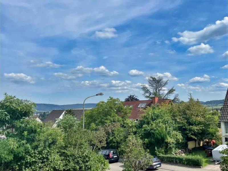 Aussicht vom Balkon