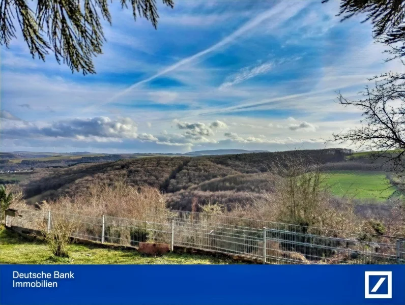 Aussicht - Haus kaufen in Grumbach - Bungalow auf großem Grundstück in exponierter Lage