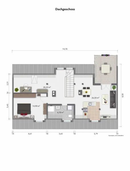 immoGrafik-Dachgeschoss