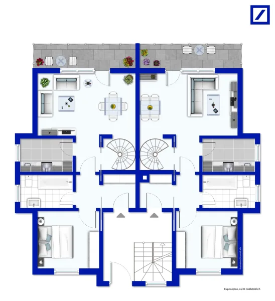 Grundriss EG / Hochparterre