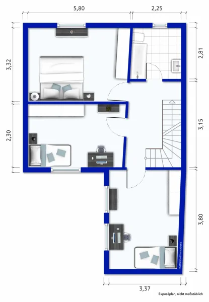 immoGrafik-Haupthaus OG