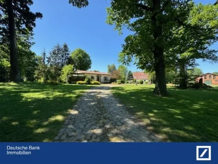 Auffahrt - Haus kaufen in Obere Warnow - Kleiner Bungalow inmitten der Natur, ideale Oase der Ruhe!