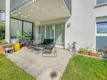 Westterrasse - Wohnung kaufen in Freising - Fast wie ein Neubau! Sonnige Erdgeschosswohnung mit Garten in guter Lage von Freising!