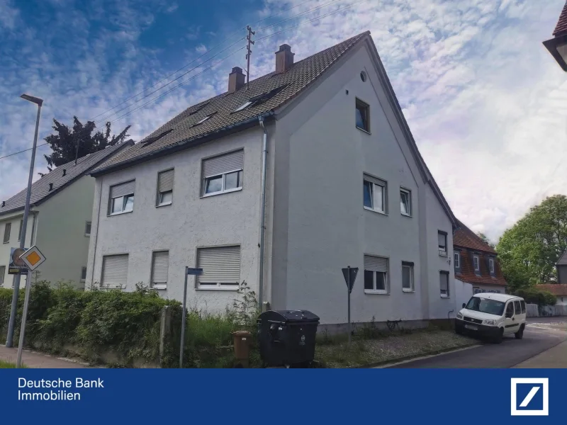 Nord - Ost - Ansicht - Haus kaufen in Fellheim - 4-Parteienhaus in Fellheim mit viel Potenzial 