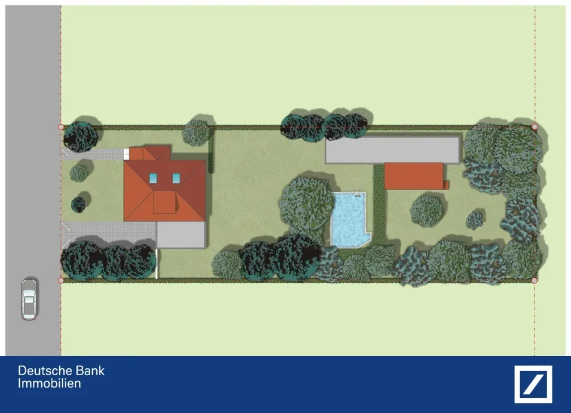 Lageplan - Grundstück kaufen in Stahnsdorf - Grundstück in Stahnsdorf - mit ca. 990 m²