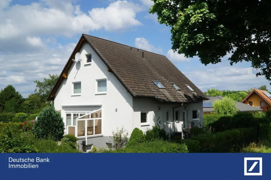  - Haus kaufen in Trebbin - Bezugsfreie Doppelhaushälfte in Blankensee (Trebbin) mit 3 Zimmern, Keller und Tiefgarage