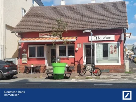 Ansicht Bistro und Frisör - Laden/Einzelhandel kaufen in Dreieich - Frisör+ASIA Imbiss+Lagerhalle+Wohnung- Alles in einem Objektin Sprendlingen