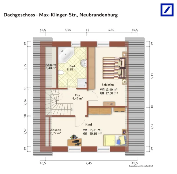 Grundriss Dachgeschoss