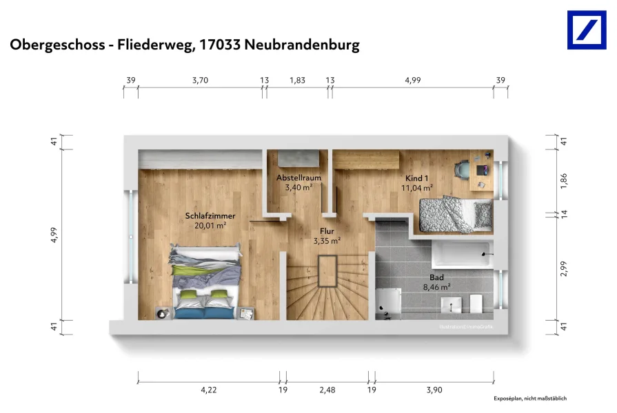 Grundriss Obergeschoss