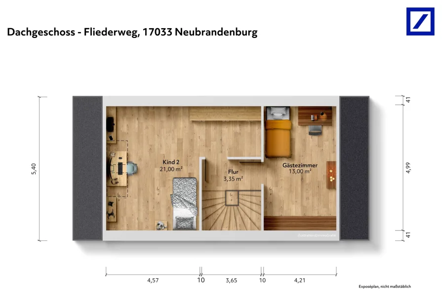 Grundriss Dachgeschoss