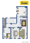 Grundriss Wohnung 1 und 2