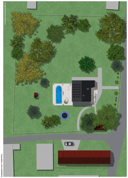 Lageplan des Grundstücks